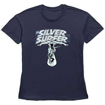 Women's Marvel Fantastic Four The Silver Surfer Poster Graphic Tee