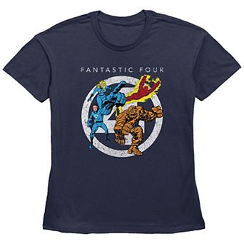 Women's Marvel Fantastic Four Classic Poster Graphic Tee