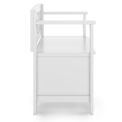 Simpli Home Amherst Small Entryway Hidden Storage Bench