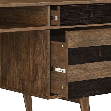 Simpli Home Clarkson 2-Drawer Desk