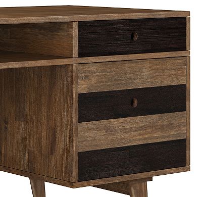 Simpli Home Clarkson 2-Drawer Desk
