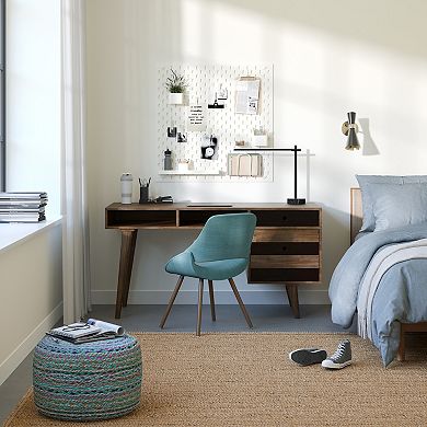 Simpli Home Clarkson 2-Drawer Desk