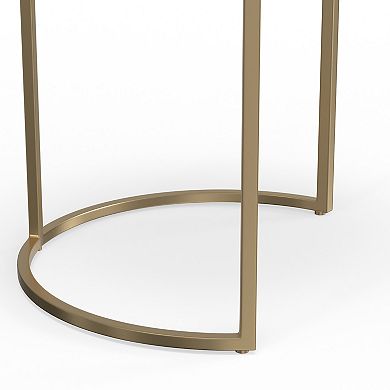 Simpli Home Drake Nesting Table 2-piece Set