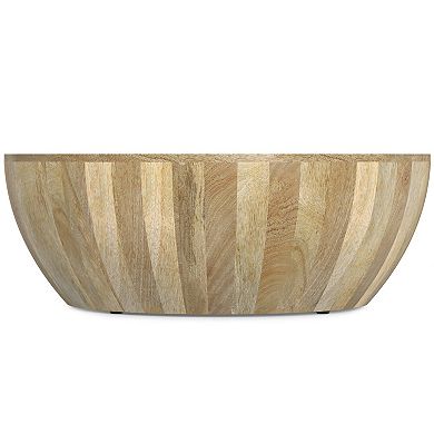 Simpli Home Elmbrook Drum Coffee Table