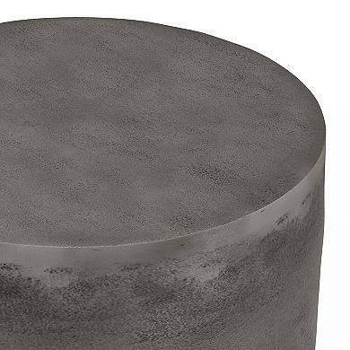 Simpli Home Morris Metal End Table