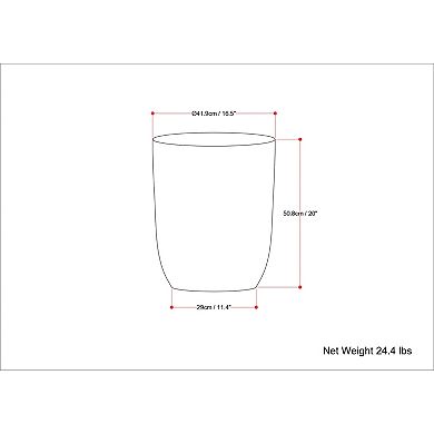 Simpli Home Morris Metal End Table