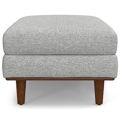 Simpli Home Morrison Large Mid-Century Modern Table Ottoman