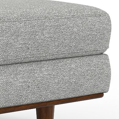 Simpli Home Morrison Large Mid-Century Modern Table Ottoman