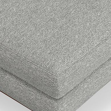 Simpli Home Morrison Large Mid-Century Modern Table Ottoman