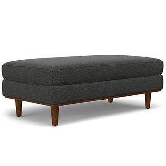 Simpli Home Morrison Large Mid-Century Modern Table Ottoman