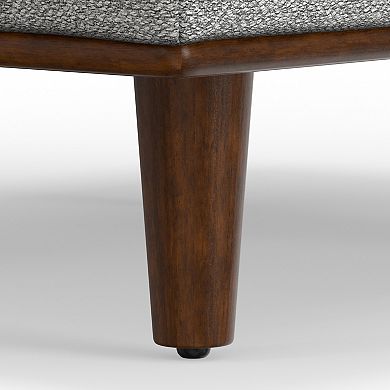 Simpli Home Morrison Mid-Century Modern Table Ottoman