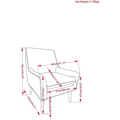 Simpli Home Robson Accent Chair