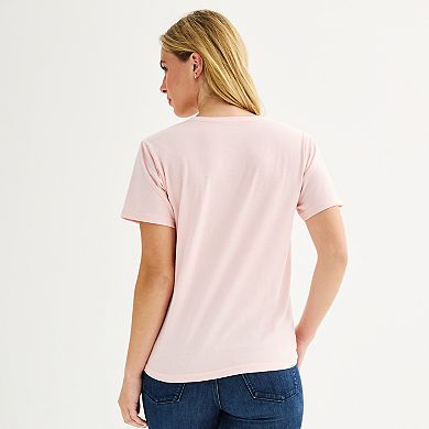 Women's "Grow Positive Thoughts" Wildflower Graphic Tee