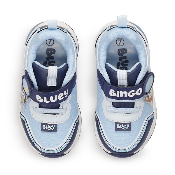 Meisjes Disney Stitch Light Up Trainers Kids Stitch Easy Touch Fasten Flashing LED Sportschoenen