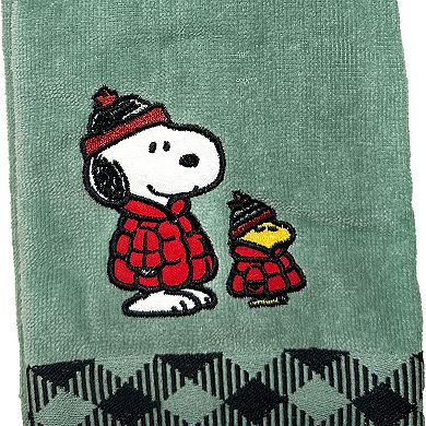 Snoopy And Woodstock Winter Hand Towel – 100% Cotton, 25 X 16 Inches, Multicolor, NWT 4 thumbnail image