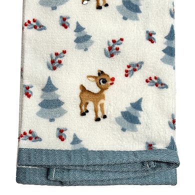 Rudolph Print Hand Towel