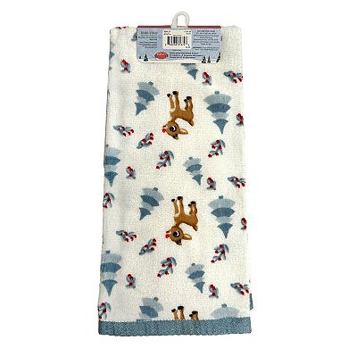 Rudolph Print Hand Towel