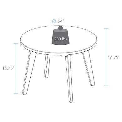 American Trails Genuine Round Coffee Table