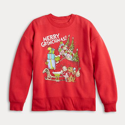 年始限定SALE♡ 【新品】Cache coeur knit pullover Women's The Grinch Fleece Merry Grinchmas Graphic Pullover