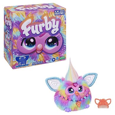 Furby Tie Dye Electronic Interactive Plush Toy by Hasbro