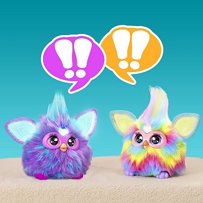 Furby Tie Dye Electronic Interactive Plush Toy by Hasbro