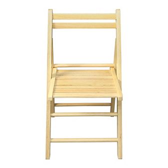Casual Home Casual Home Natural Finish Wooden Folding Chairs 2 pc Set