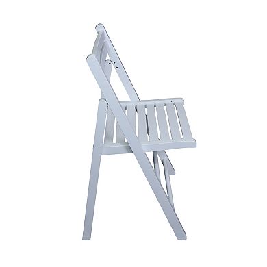Casual Home Casual Home Painted Finish Wooden Folding Chairs 2-piece Set