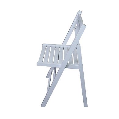 Casual Home Casual Home Painted Finish Wooden Folding Chairs 2-piece Set