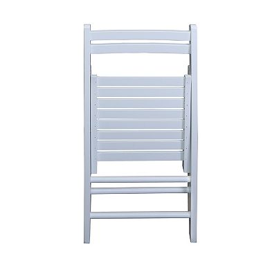 Casual Home Casual Home Painted Finish Wooden Folding Chairs 2-piece Set