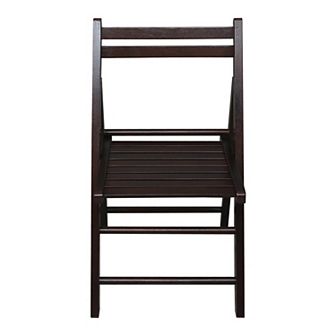 Casual Home Casual Home Painted Finish Wooden Folding Chairs 2 pc Set