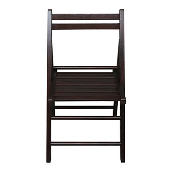 Casual Home Casual Home Painted Finish Wooden Folding Chairs 2 pc Set