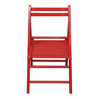 Casual Home Casual Home Painted Finish Wooden Folding Chairs 2 pc Set