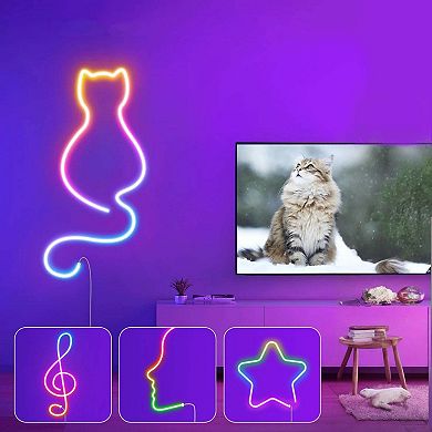Indoor/outdoor Smart Neon Sign Light