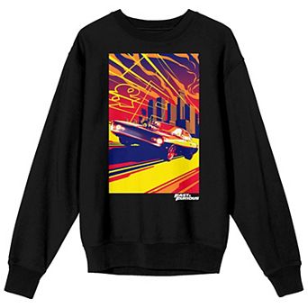 Men's Fast & Furious Dodge Challenger & Skyscrapers Sweatshirt