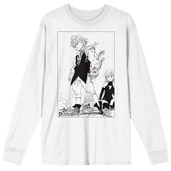 Men's Seven Deadly Sins Restored Power Long Sleeve Graphic Tee