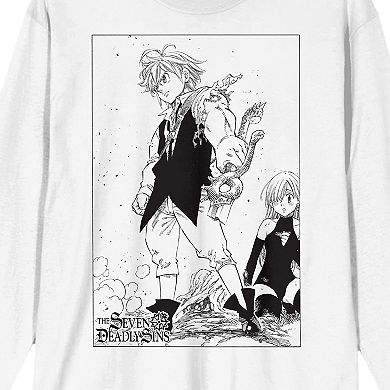 Men's Seven Deadly Sins Restored Power Long Sleeve Graphic Tee