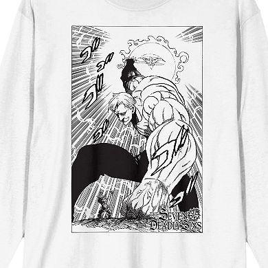 Men's Seven Deadly Sins Escanor Long Sleeve Graphic Tee