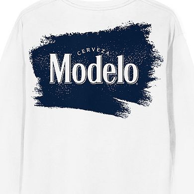 Men's Modelo Diamond Frame Beer Logo Graphic Sweatshirt