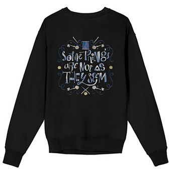 Men's Coraline Some Things Are Not As They Seem Graphic Sweatshirt
