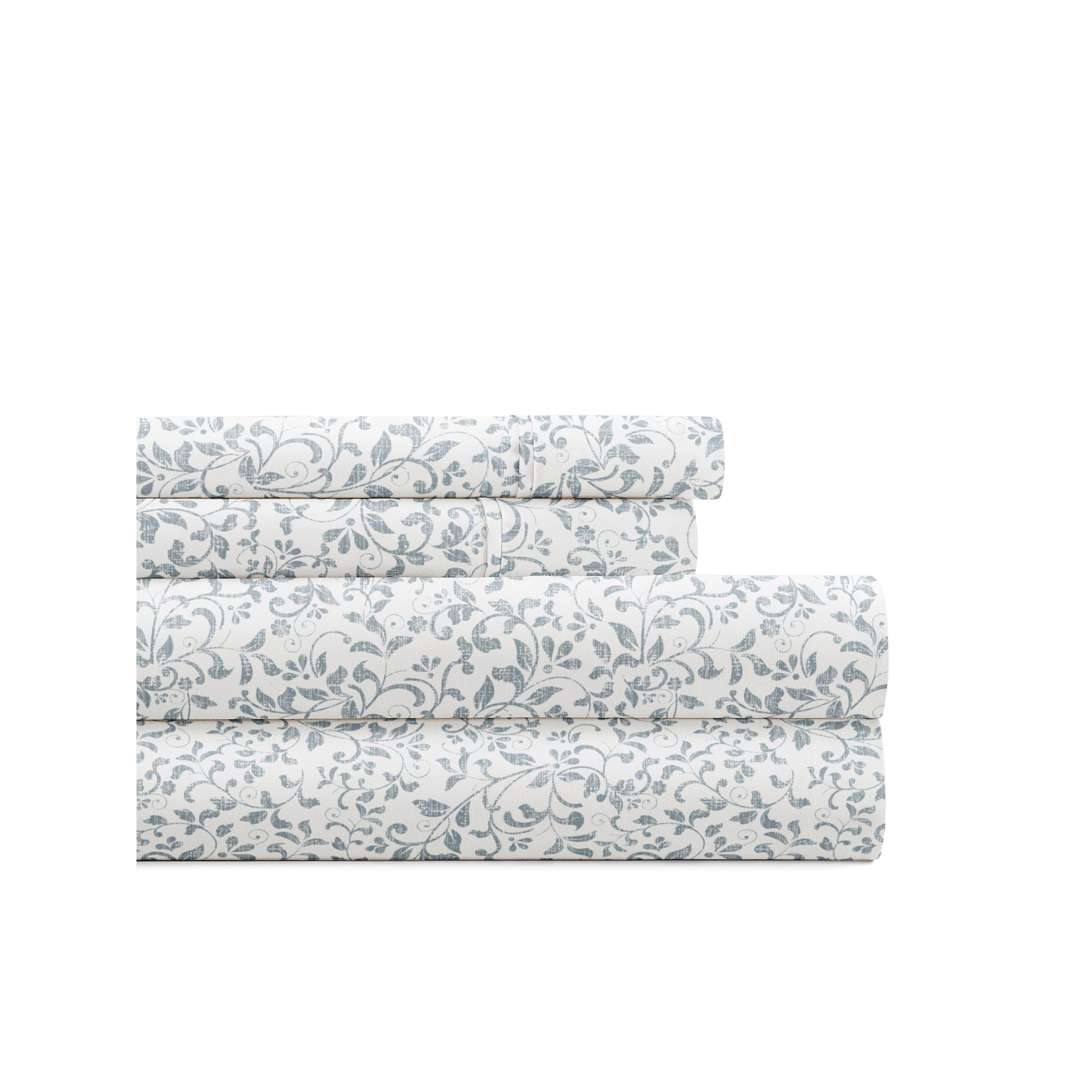 Home Collection Delicate Blossoms Sheet Set, Distressed Vine