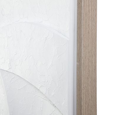 INK+IVY Paths Collide Framed Carved Resin Dimensional Wall Decor