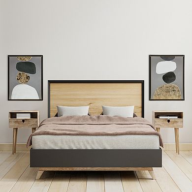 INK+IVY Neutral Stones Figural 2-Piece Framed Canvas Wall Art Set