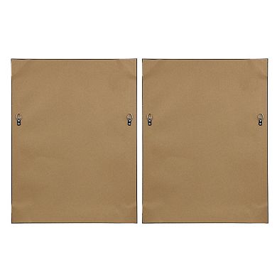 INK+IVY Neutral Stones Figural 2-Piece Framed Canvas Wall Art Set