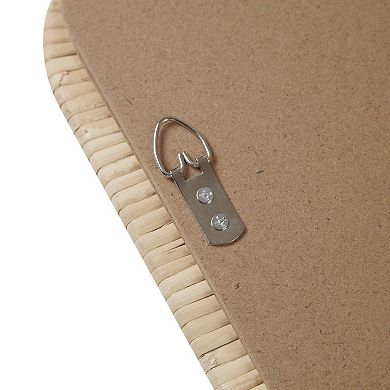 INK+IVY Nova Natural Rattan Rectangle Wall Mirror