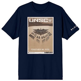 Men's Halo UNSC Together We Rise Graphic Tee
