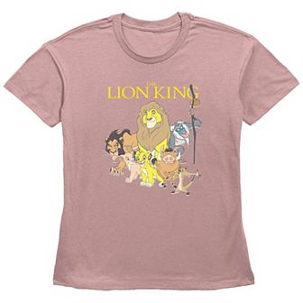 Disney's The Lion King Women's Group Poster Graphic Tee