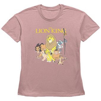 Disney's The Lion King Women's Group Poster Graphic Tee