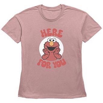 Women's PBS Kids Sesame Street Elmo Here For You Graphic Tee