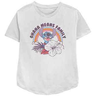 Disney's Lilo & Stitch Women's Ohana Means Family Graphic Tee