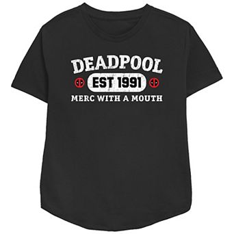 Women's Marvel Deadpool Est. 1991 Merc With A Mouth Graphic Tee